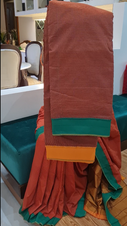 Chennai Silk Saree (Coffee)