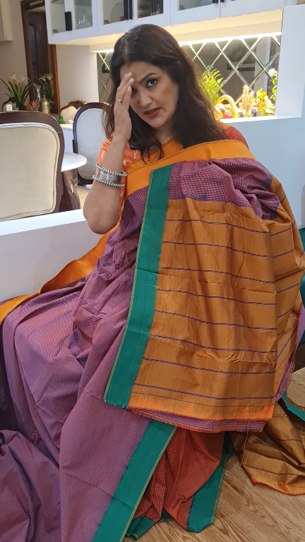 Chennai Silk Saree (Purple)