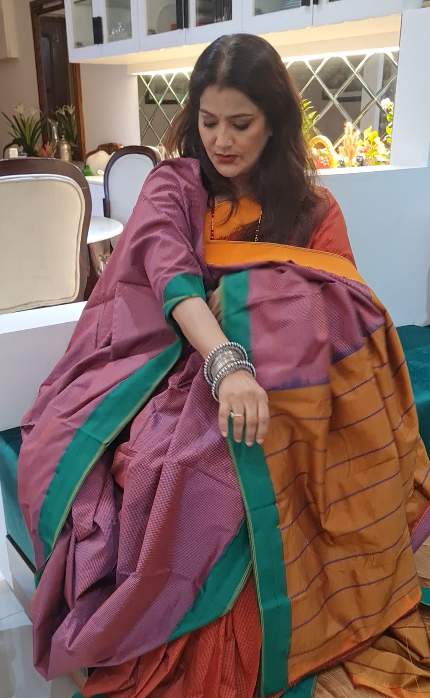 Chennai Silk Saree (Purple)