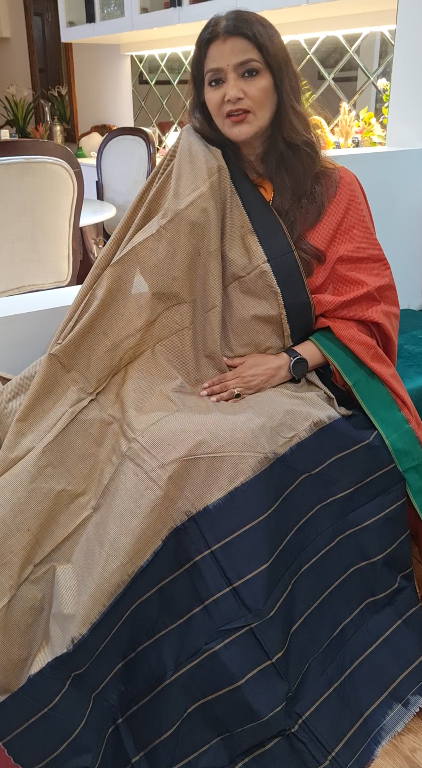 Chennai Silk Saree (Lightest brown)