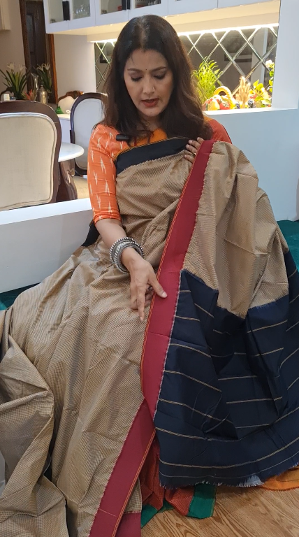 Chennai Silk Saree (Lightest brown)